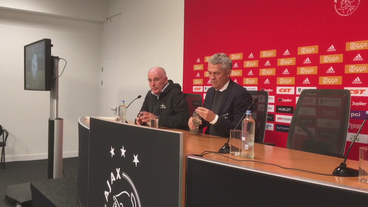 Pressekonferanse etter Ajax-kampen